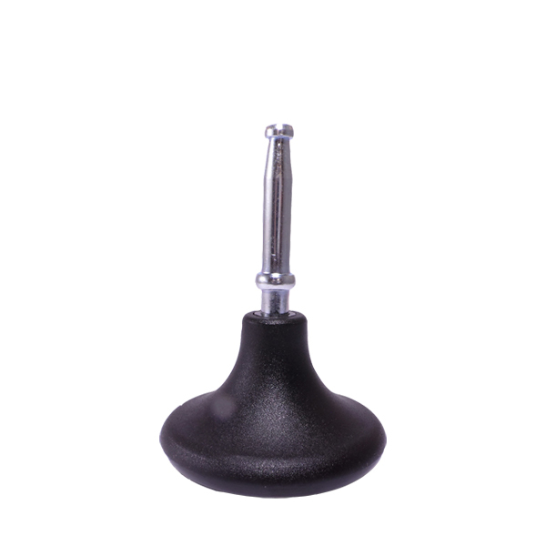 Black Mushroom Bed Glide - Push-In Fitting